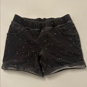 Jumping Beans Black Shorts with Multicolor Dots